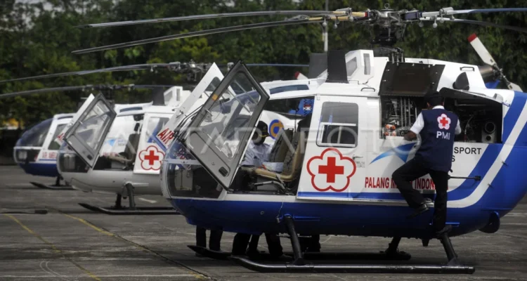 akses ambulans udara 24/7 Inggris