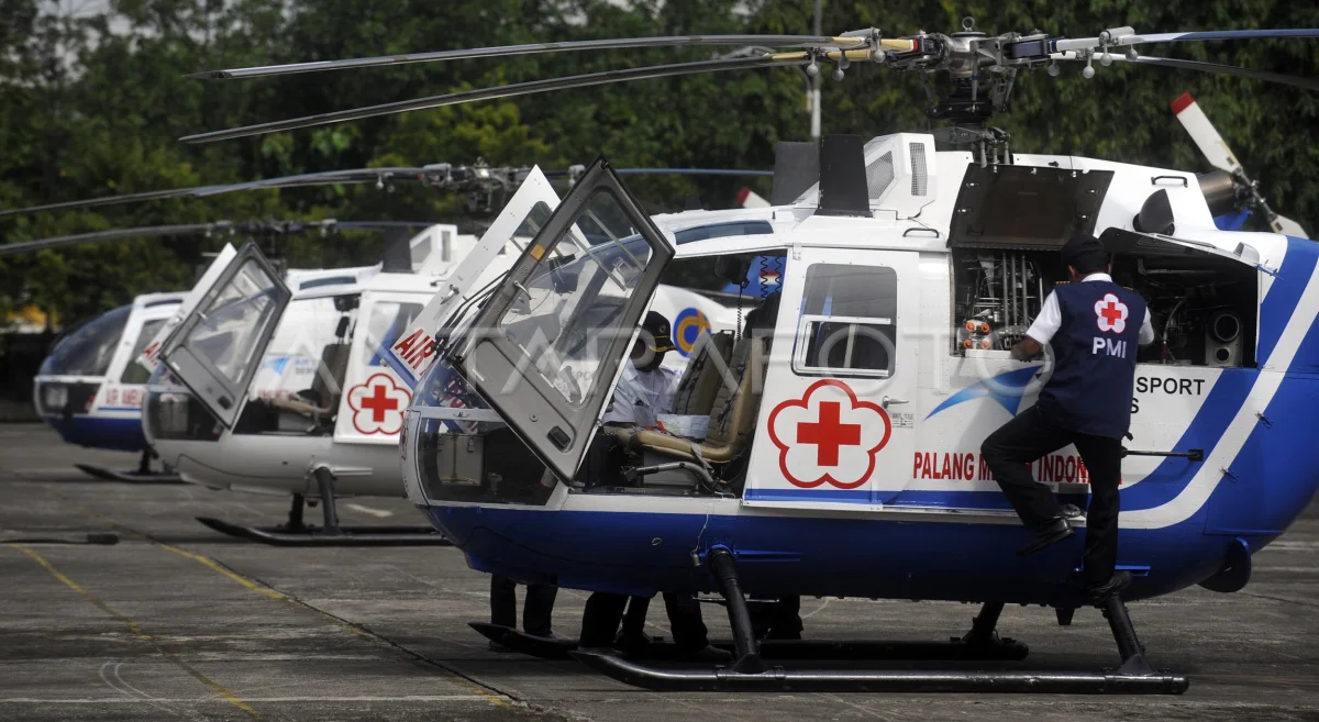 akses ambulans udara 24/7 Inggris